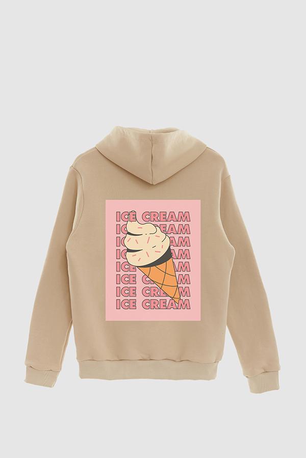 HOODIE ESTAMPADO POSTER ICE CREAM