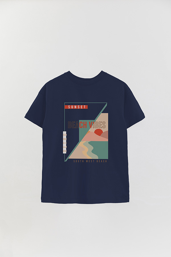REMERA OVER ESTAMPADA SOUTH WEST