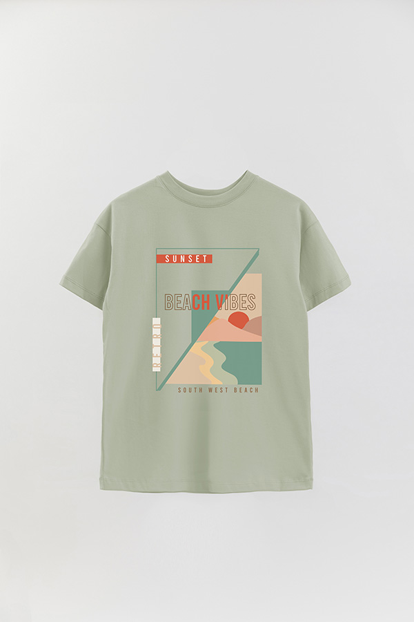REMERA OVER ESTAMPADA SOUTH WEST