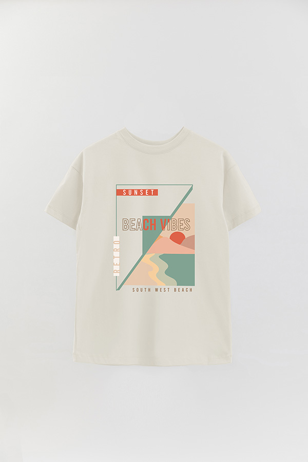 REMERA OVER ESTAMPADA SOUTH WEST