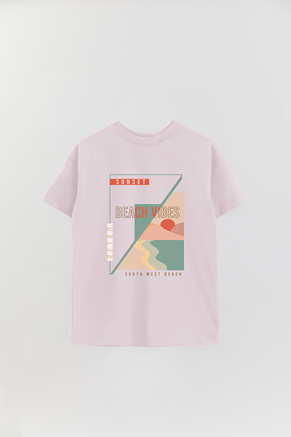 REMERA OVER ESTAMPADA SOUTH WEST