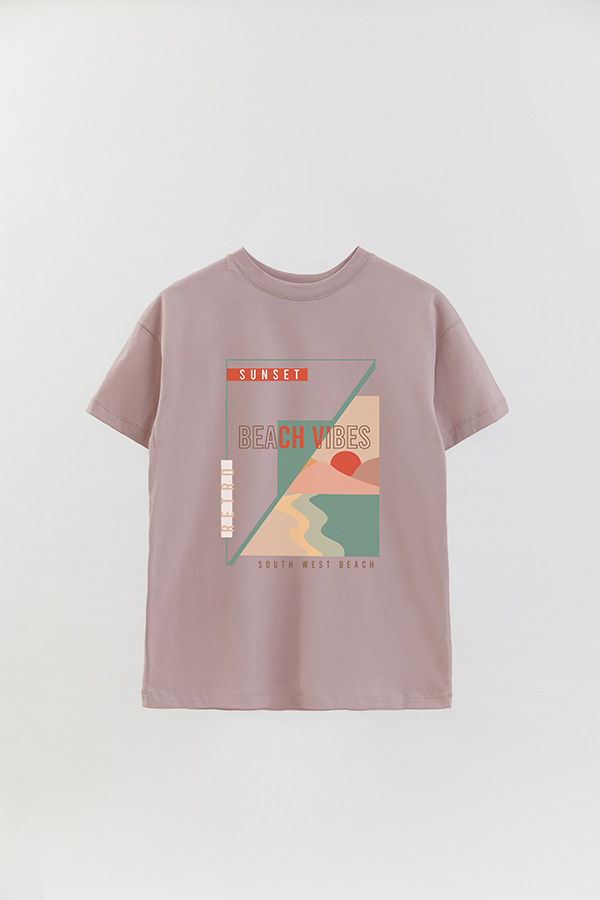 REMERA OVER ESTAMPADA SOUTH WEST