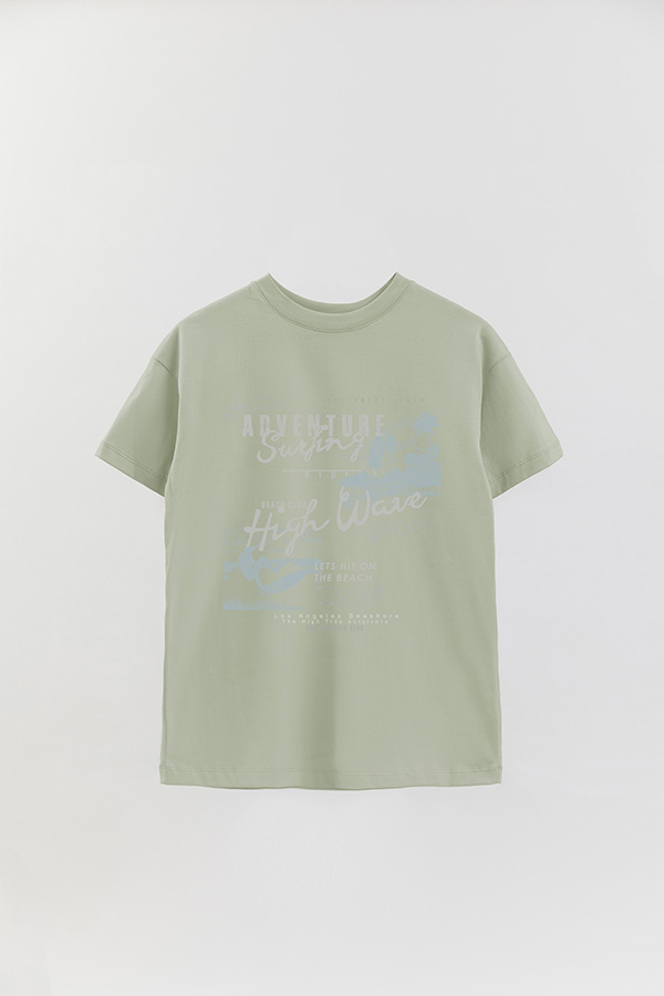 REMERA OVER ESTAMPADA SURF ADVENTURE SURFING
