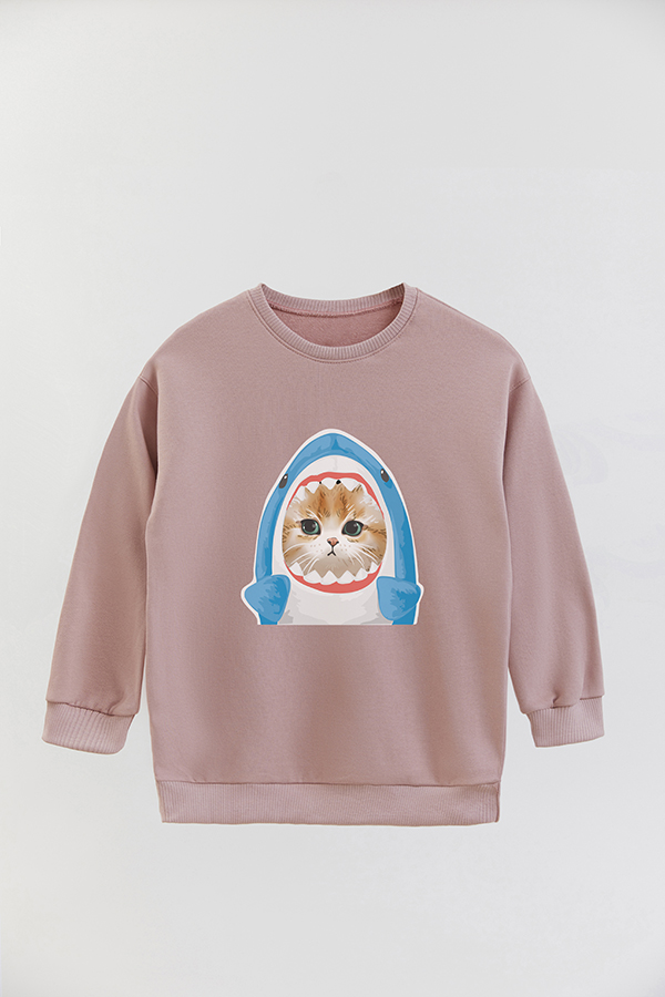 BUZO CREWNECK RUSTICO KITTY DREAMS FREE HUG