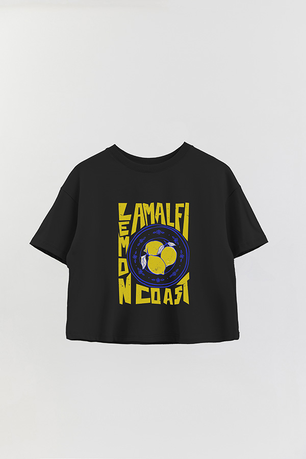 REMERA CROP ESTAMPADA LEMON AMALFI 1