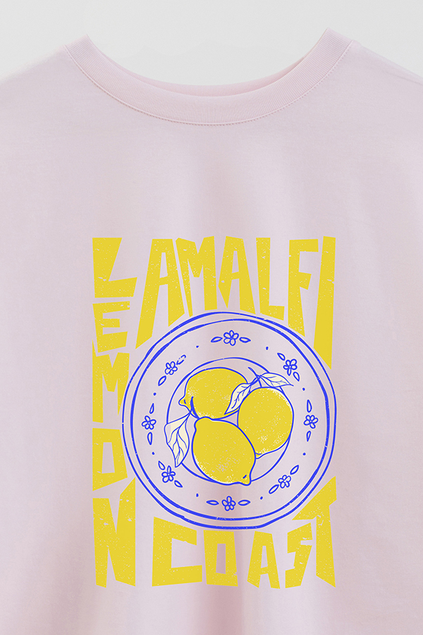 REMERA CROP ESTAMPADA LEMON AMALFI 1