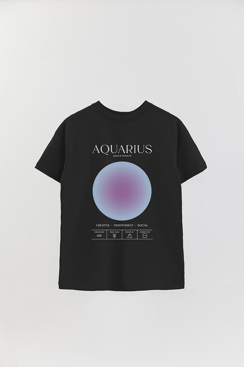 REMERA OVER ESTAMPADA UNISEX PST AQUARIUS