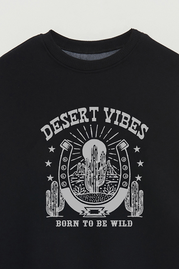 BUZO CREWNECK ESTAMPADO TEXAN BORN TO BE WILD