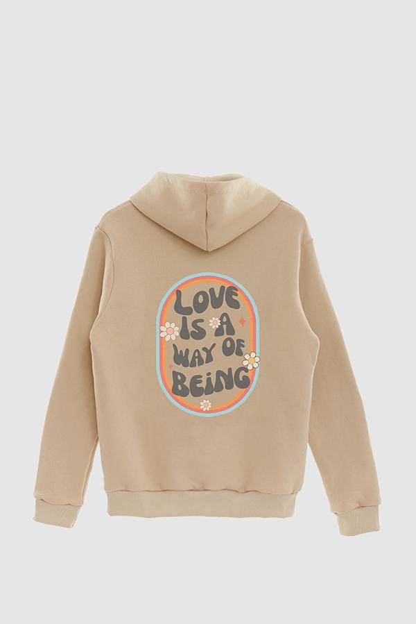 HOODIE ESTAMPADO RTR LOVE IS A WAY OF BEING