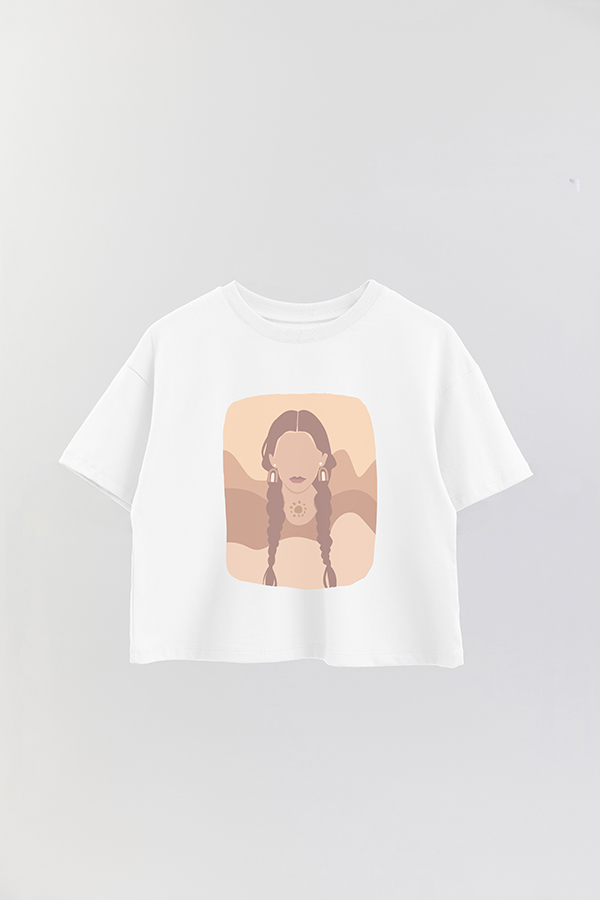 REMERA CROP ESTAMPADA ART 116