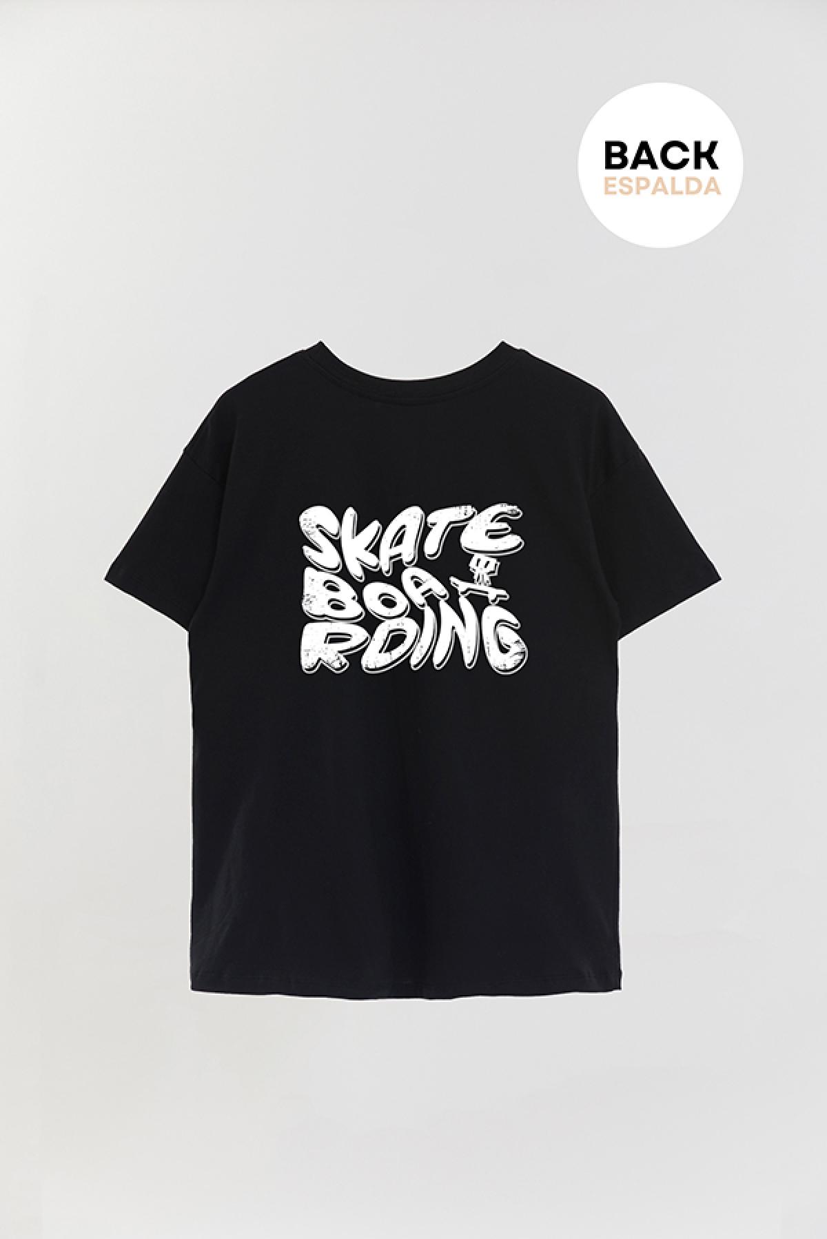 REMERA OVER ESTAMPADA SM SKATEBOARDING