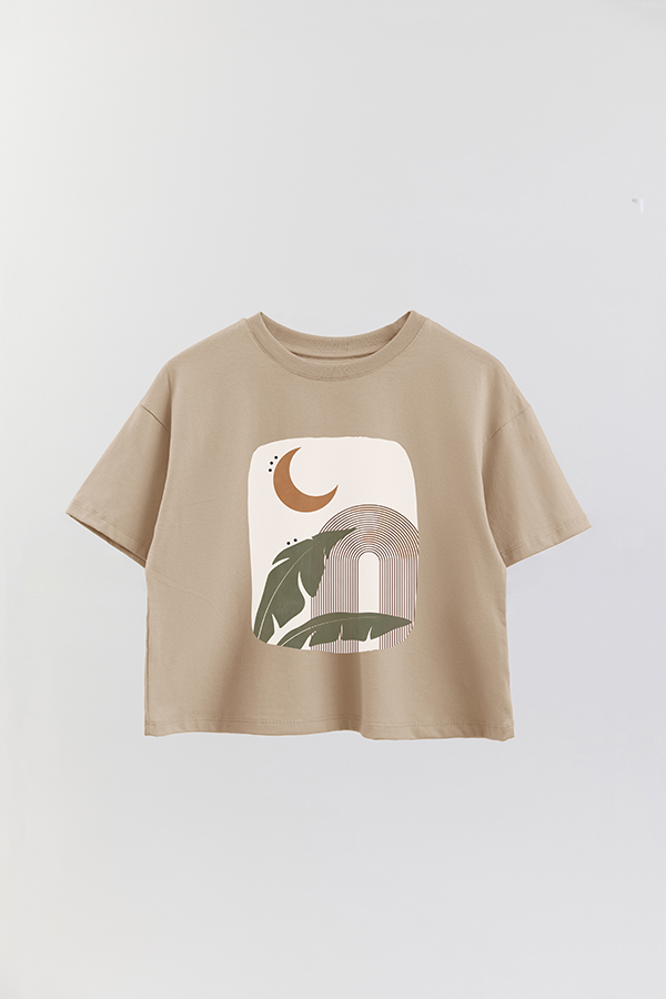 REMERA CROP ESTAMPADA ART 127