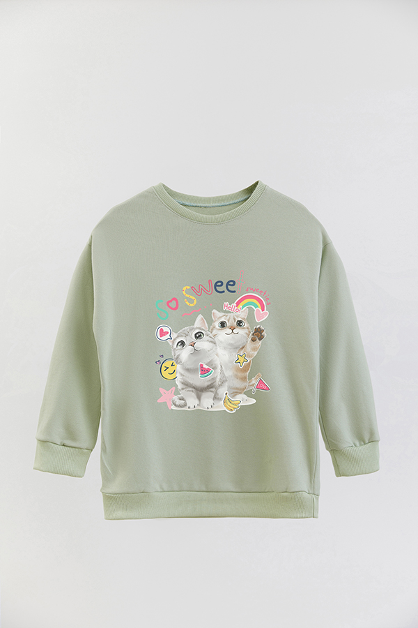 BUZO CREWNECK RUSTICO KITTY DREAMS SO SWEET