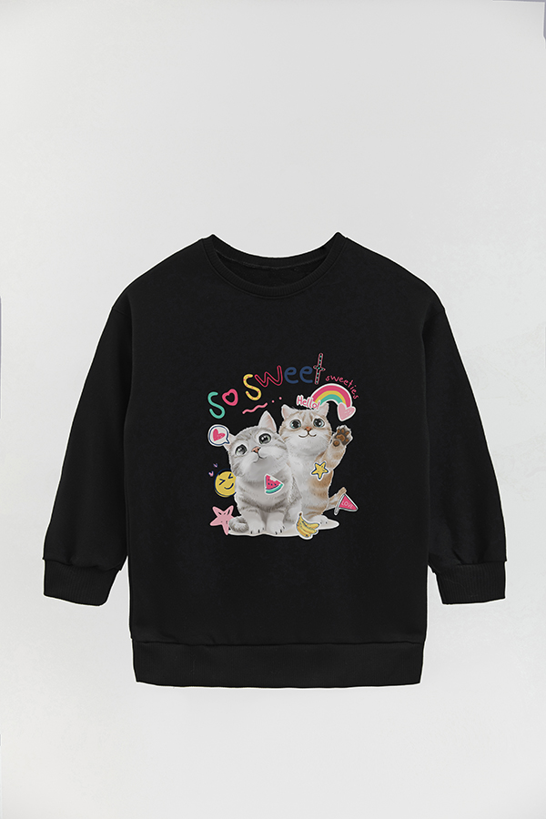 BUZO CREWNECK RUSTICO KITTY DREAMS SO SWEET