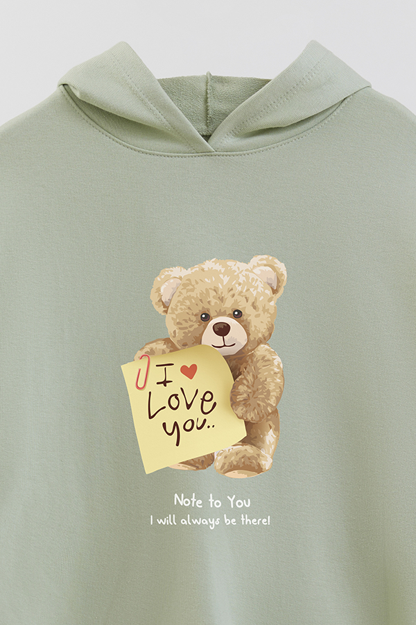 HOODIE RUSTICO KIDS TEDDY NOTE
