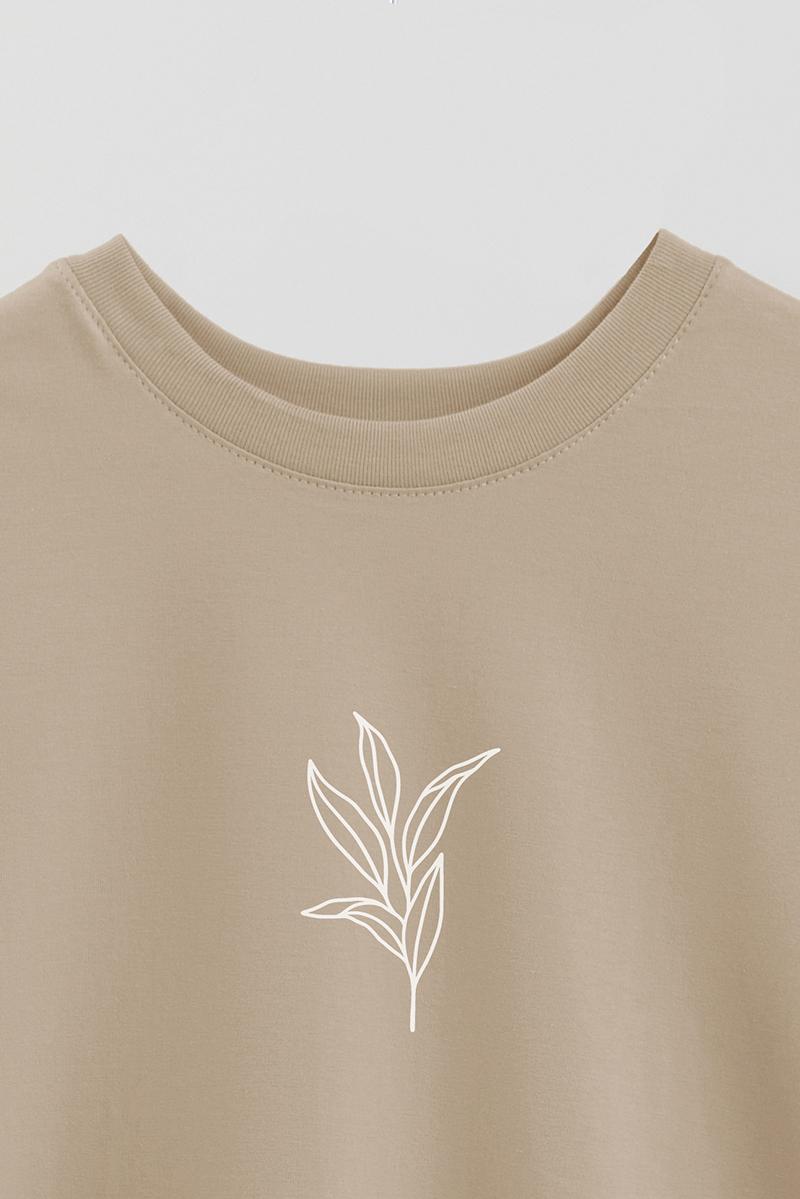 REMERA OVER ESTAMPADA UNISEX BOTANIC 2