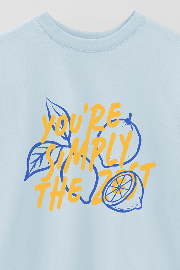 REMERA OVER ESTAMPADA YOU'RE SIMPLY THE ZEST