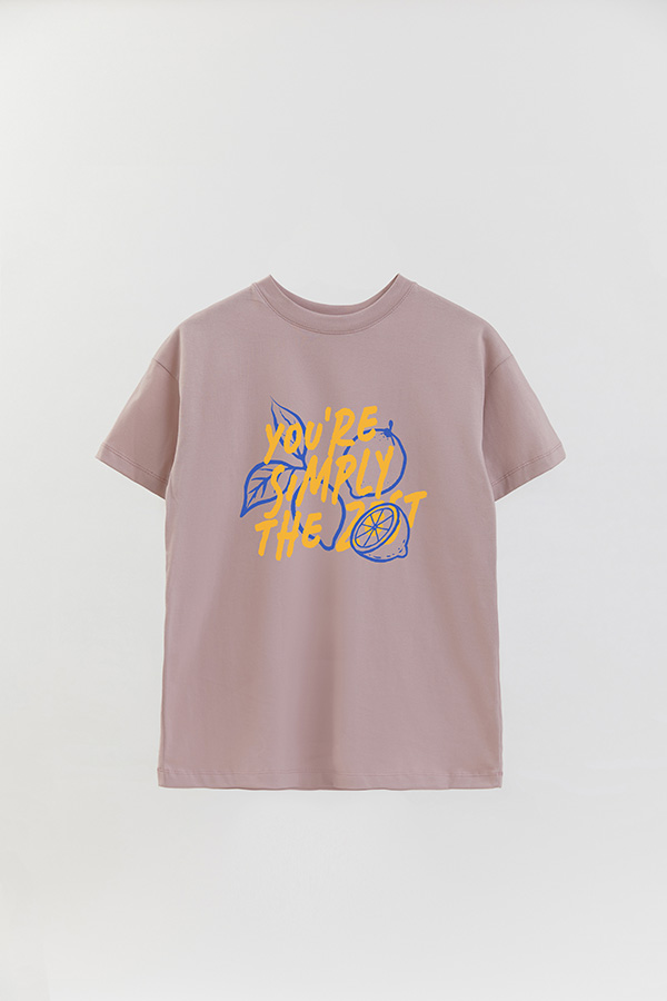 REMERA OVER ESTAMPADA YOU'RE SIMPLY THE ZEST
