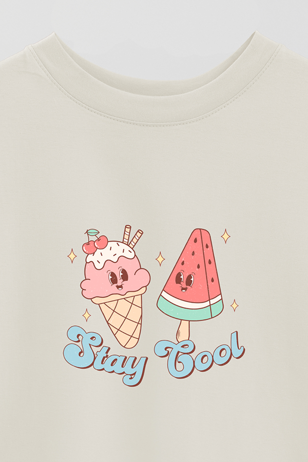 REMERA OVER ESTAMPADA RT STAY COOL