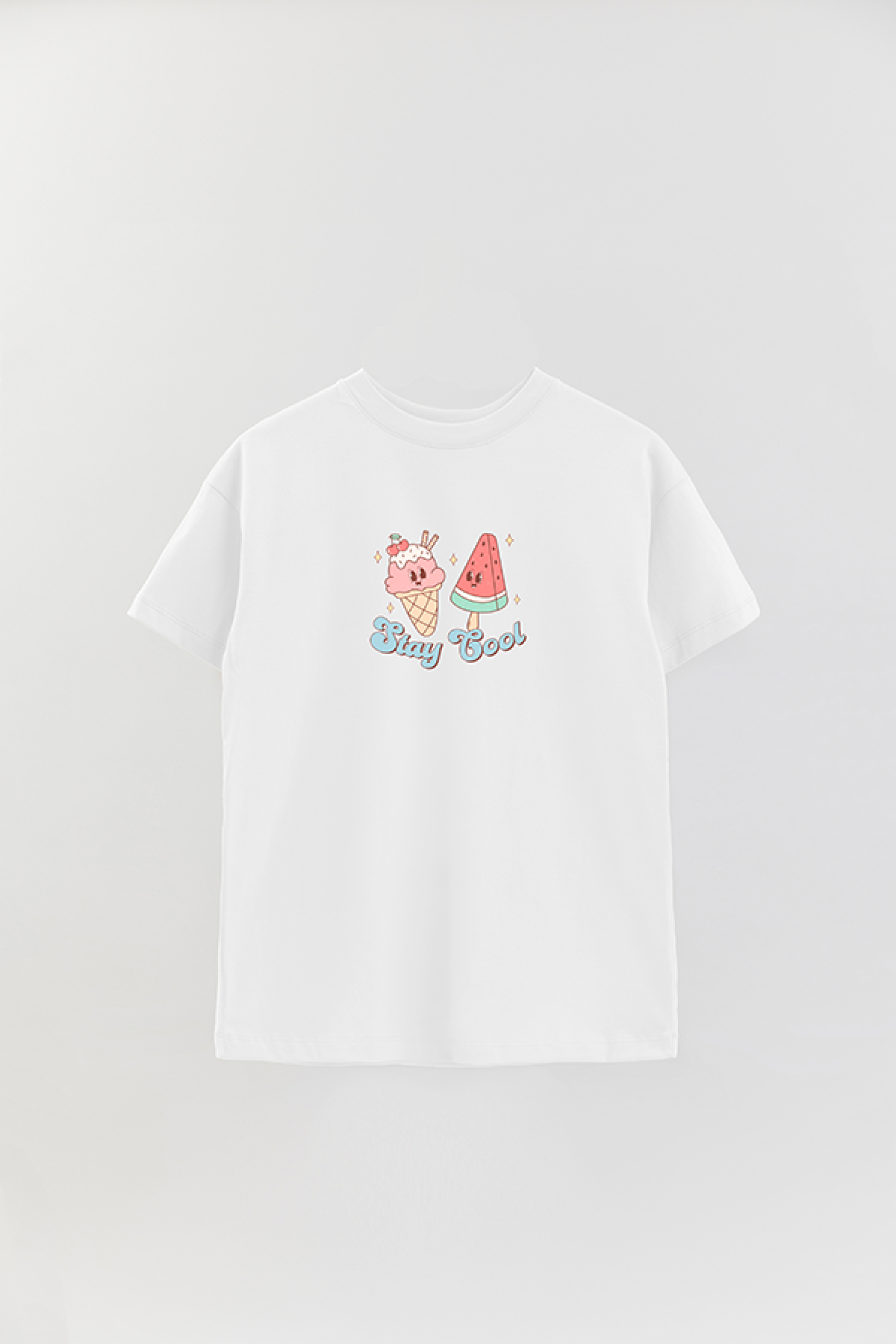 REMERA OVER ESTAMPADA RT STAY COOL