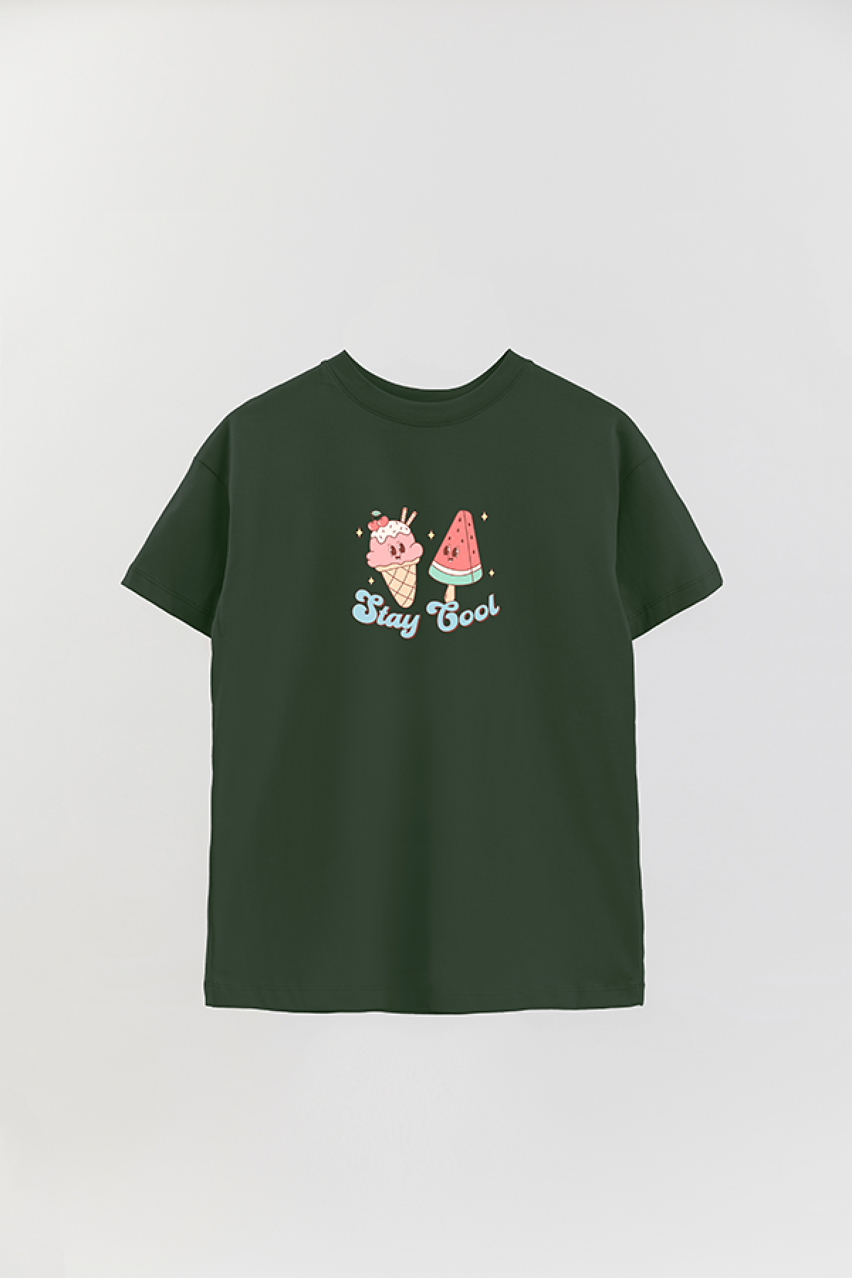 REMERA OVER ESTAMPADA RT STAY COOL