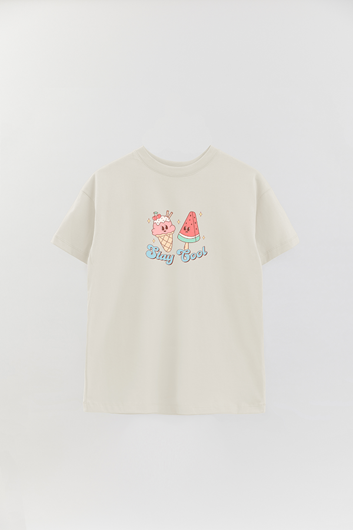 REMERA OVER ESTAMPADA RT STAY COOL