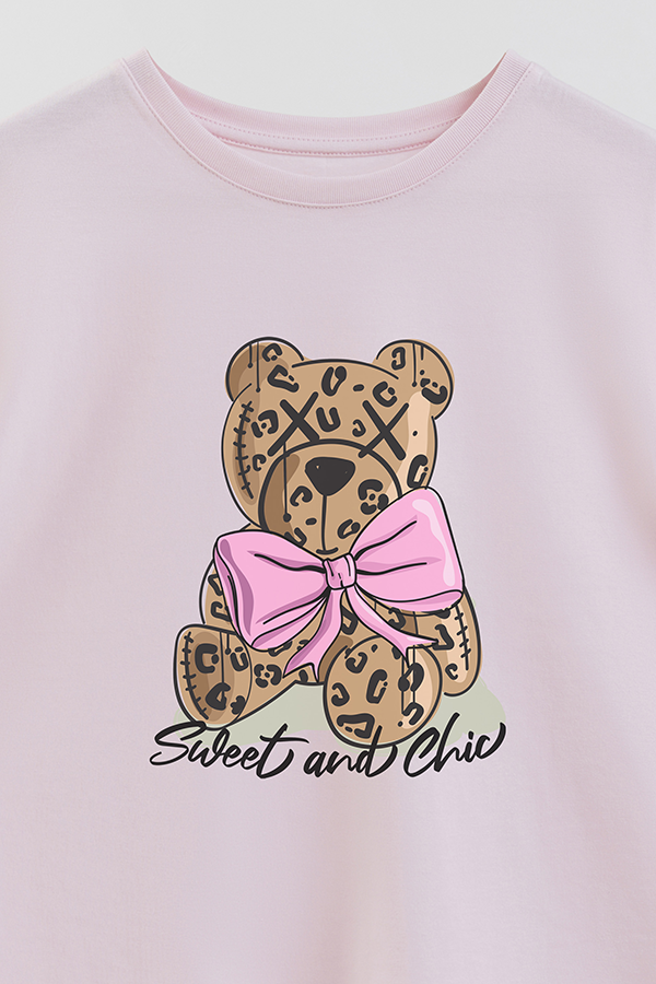 REMERA GIRL OVER SWEET CHIC