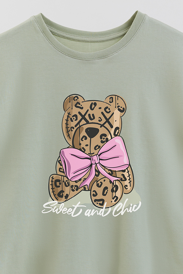 REMERA GIRL OVER SWEET CHIC