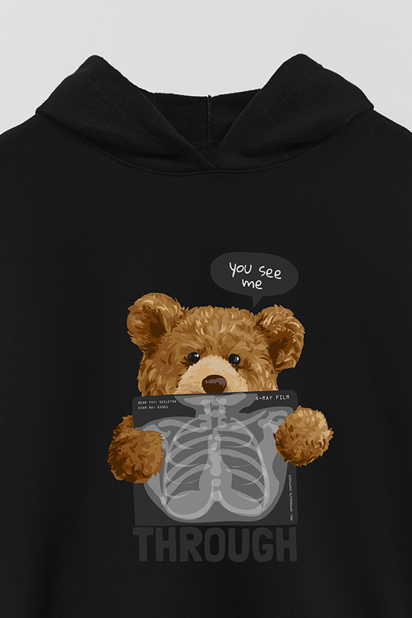HOODIE RUSTICO BOY TEDDY YOU SEE ME THROUGH