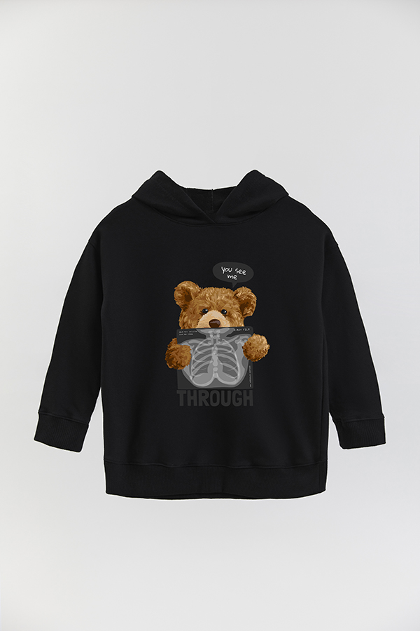 HOODIE RUSTICO BOY TEDDY YOU SEE ME THROUGH