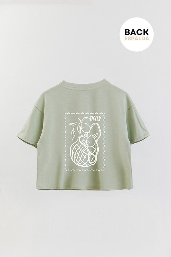 REMERA CROP FB ESTAMPADA SICILY