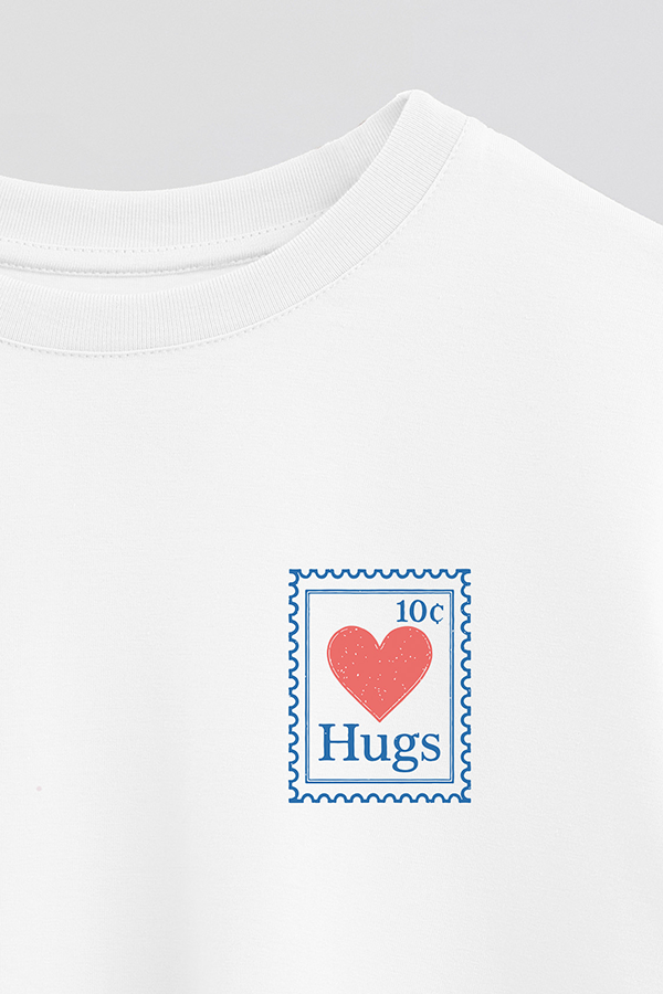 REMERA CROP ESTAMPADA VALENTINE STAMP 13