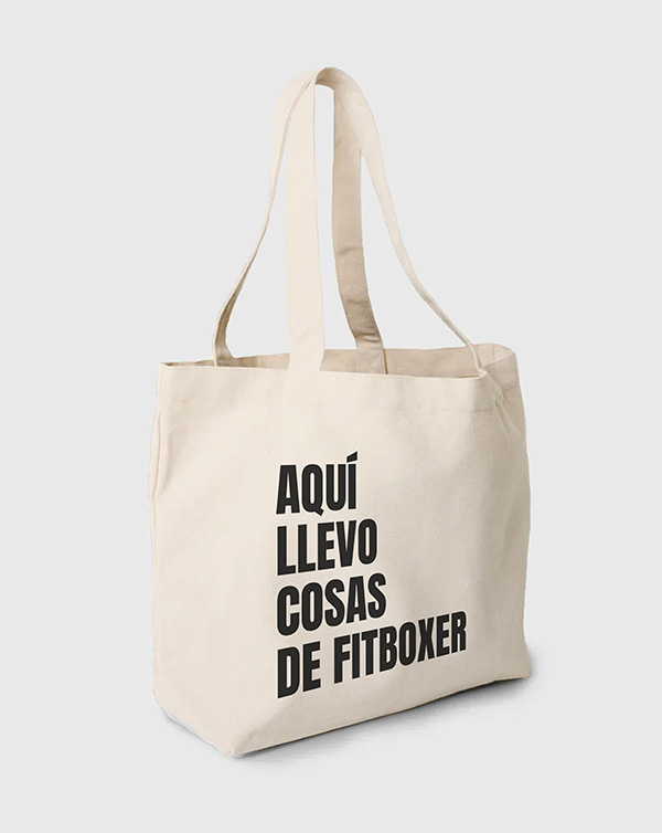 TOTE BAG AQUI LLEVO FITBOXER