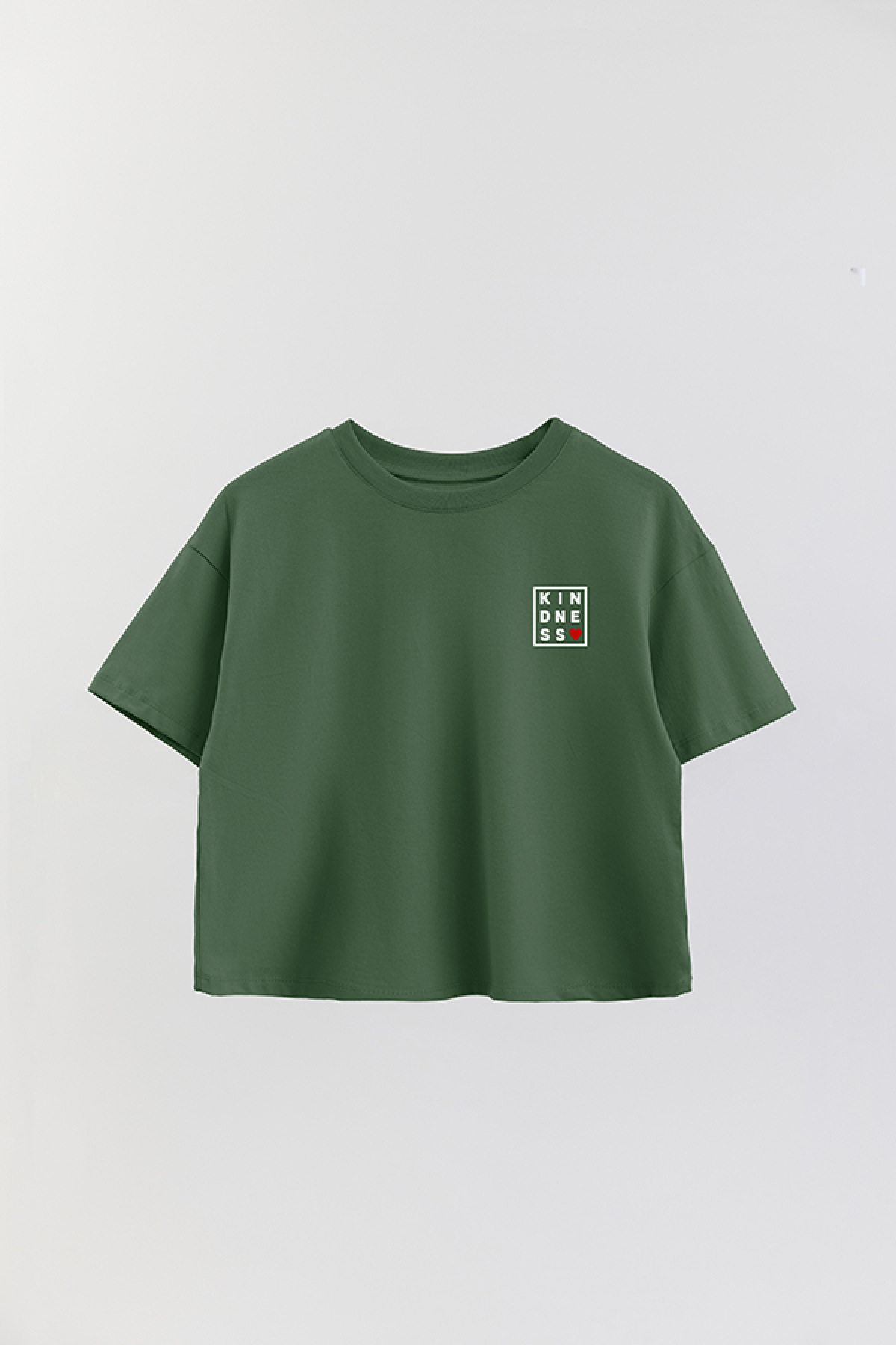 REMERA CROP ESTAMPADA WCV KINDNESS