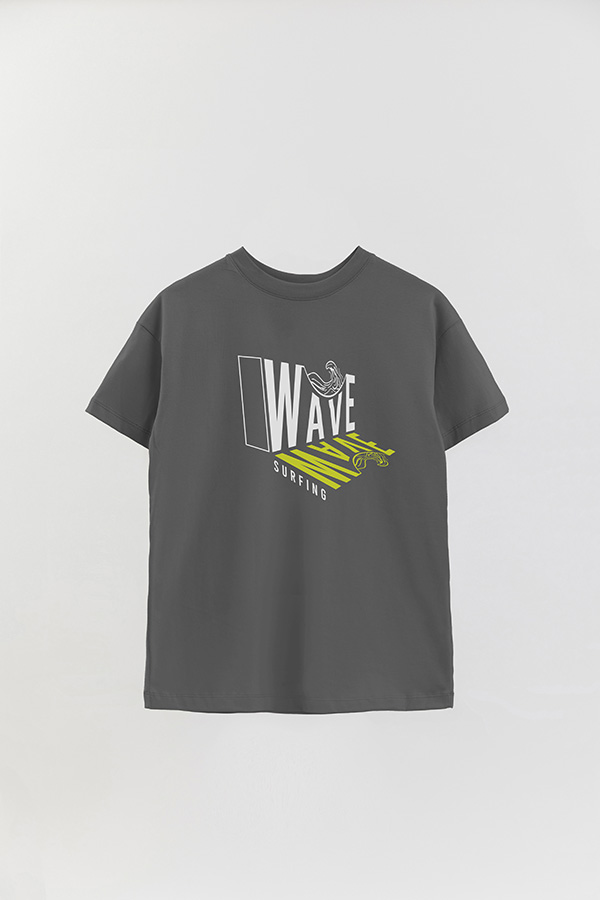 REMERA OVER ESTAMPADA WAVE