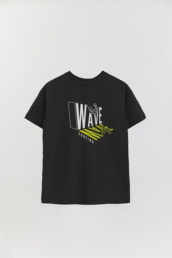 REMERA OVER ESTAMPADA WAVE