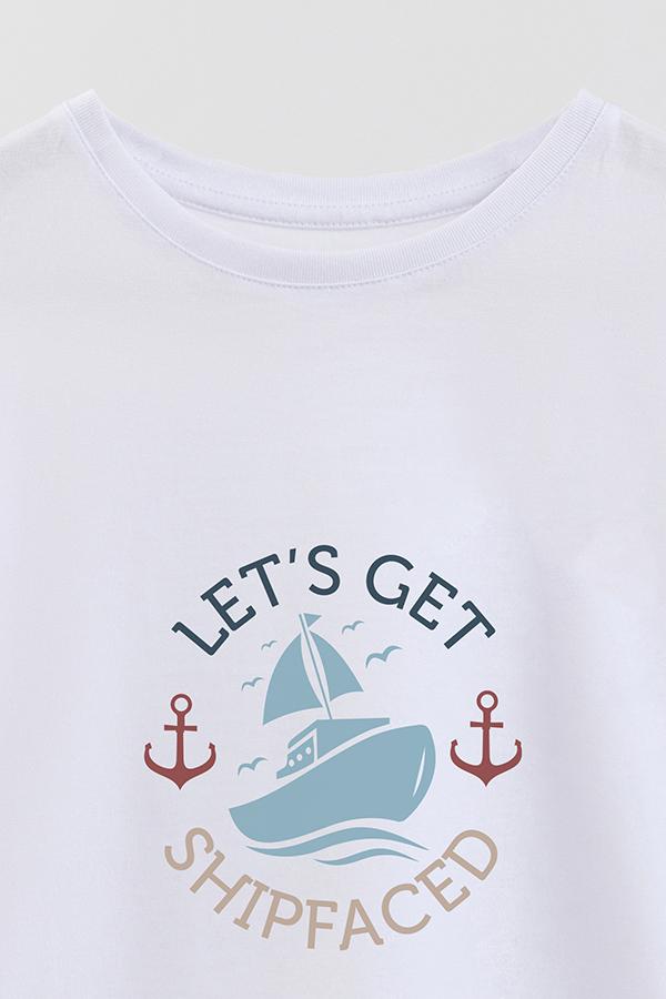 REMERA BOY OVER NT LET'S GET SHIPFACED