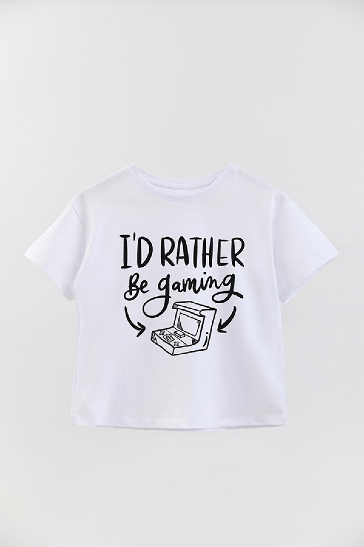 REMERA BOY OVER GM I'D RATHER GO GAMING