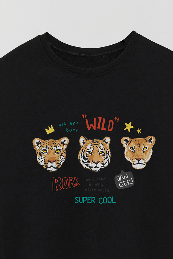 BUZO CREWNECK RUSTICO TIGER CLUB DANGER