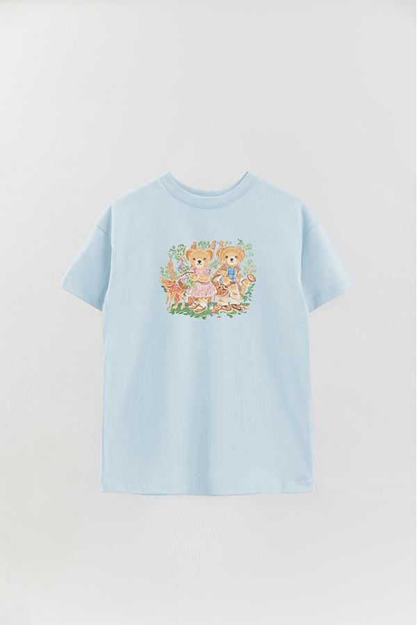 REMERA OVER ESTAMPADA UNISEX BEAR KIDS