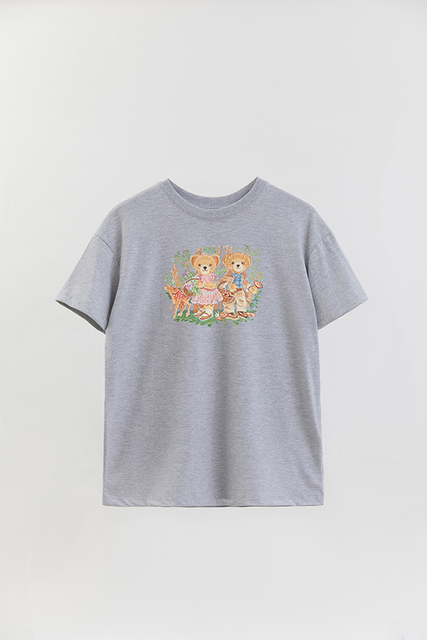 REMERA OVER ESTAMPADA UNISEX BEAR KIDS