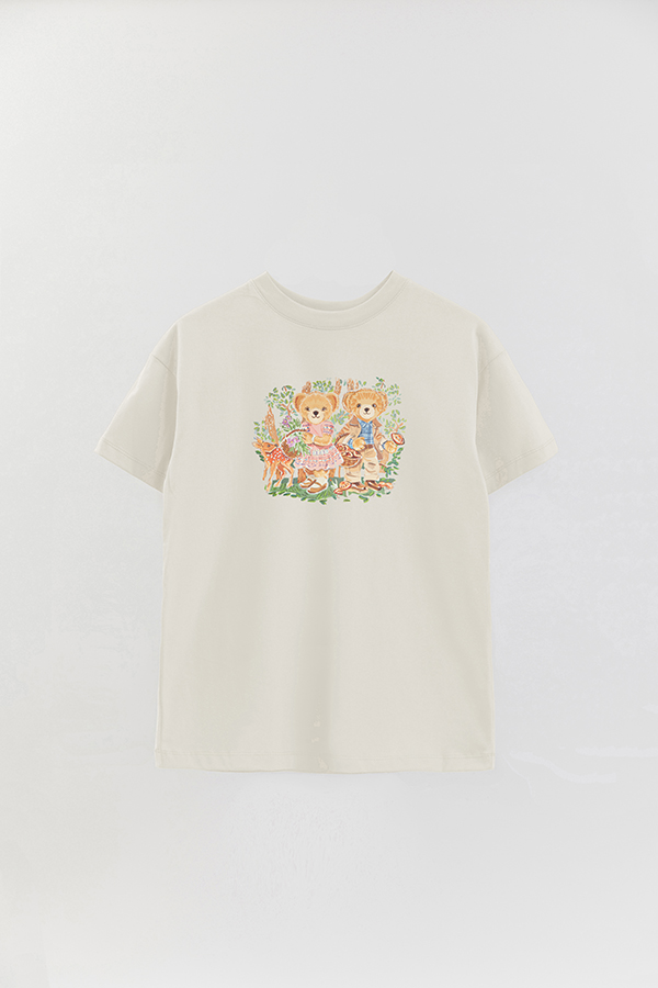 REMERA OVER ESTAMPADA UNISEX BEAR KIDS