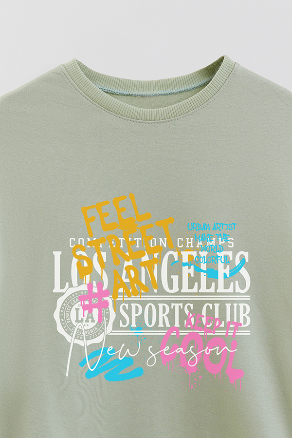 BUZO CREWNECK RUSTICO GIRL URBAN KEEP IT COOL
