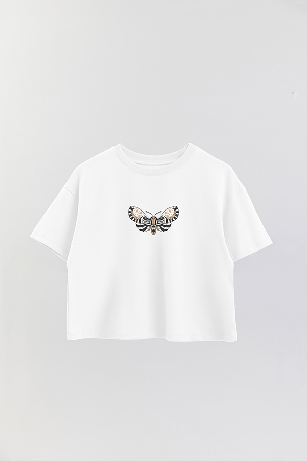 REMERA CROP ESTAMPADA BUTTERFLY 6