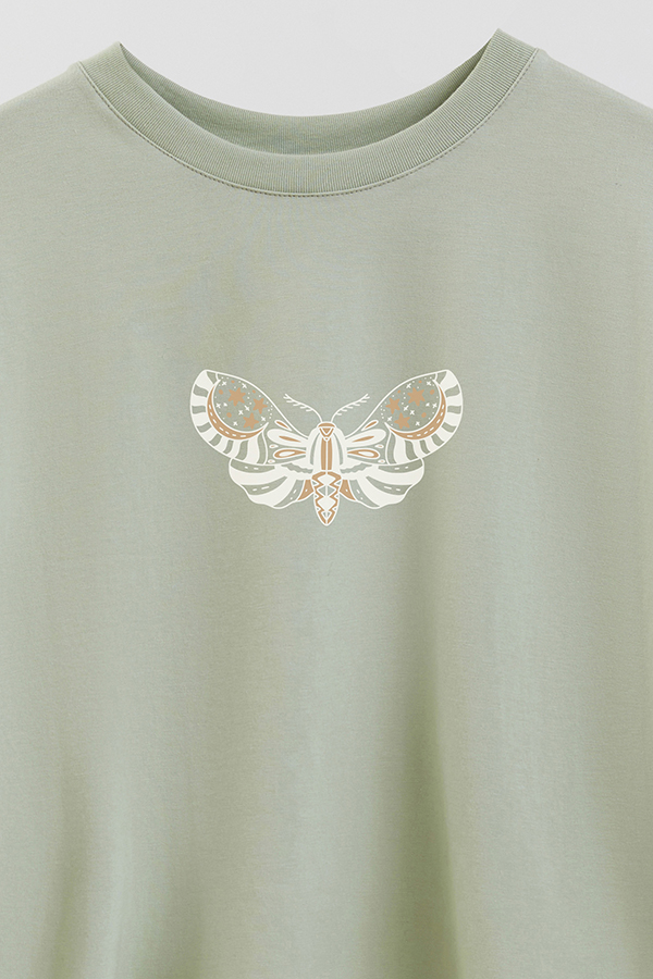 REMERA CROP ESTAMPADA BUTTERFLY 6