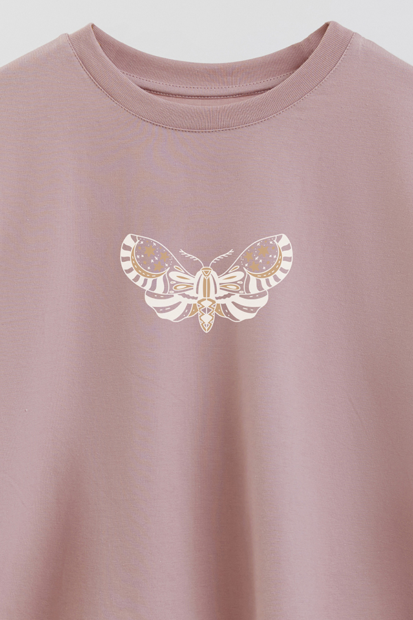 REMERA CROP ESTAMPADA BUTTERFLY 6