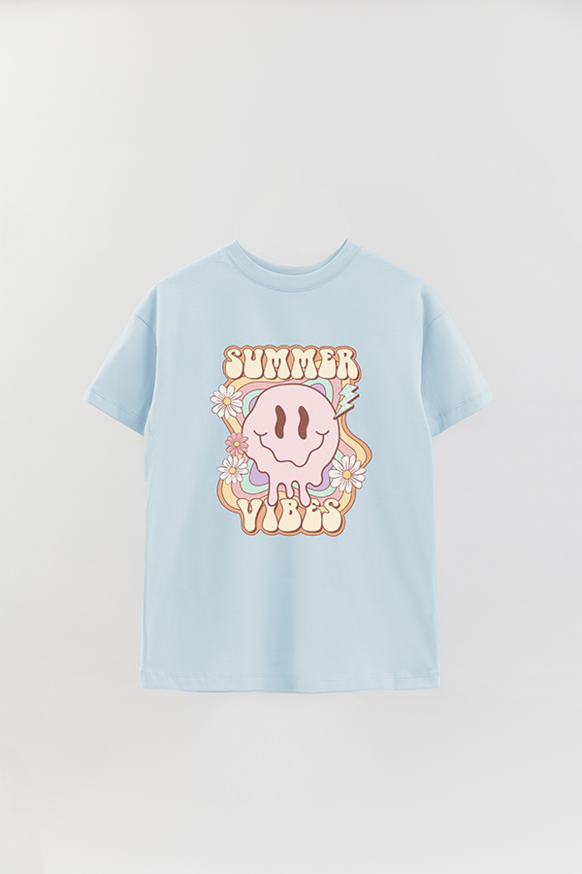 REMERA OVER ESTAMPADA RT SUMMER VIBES