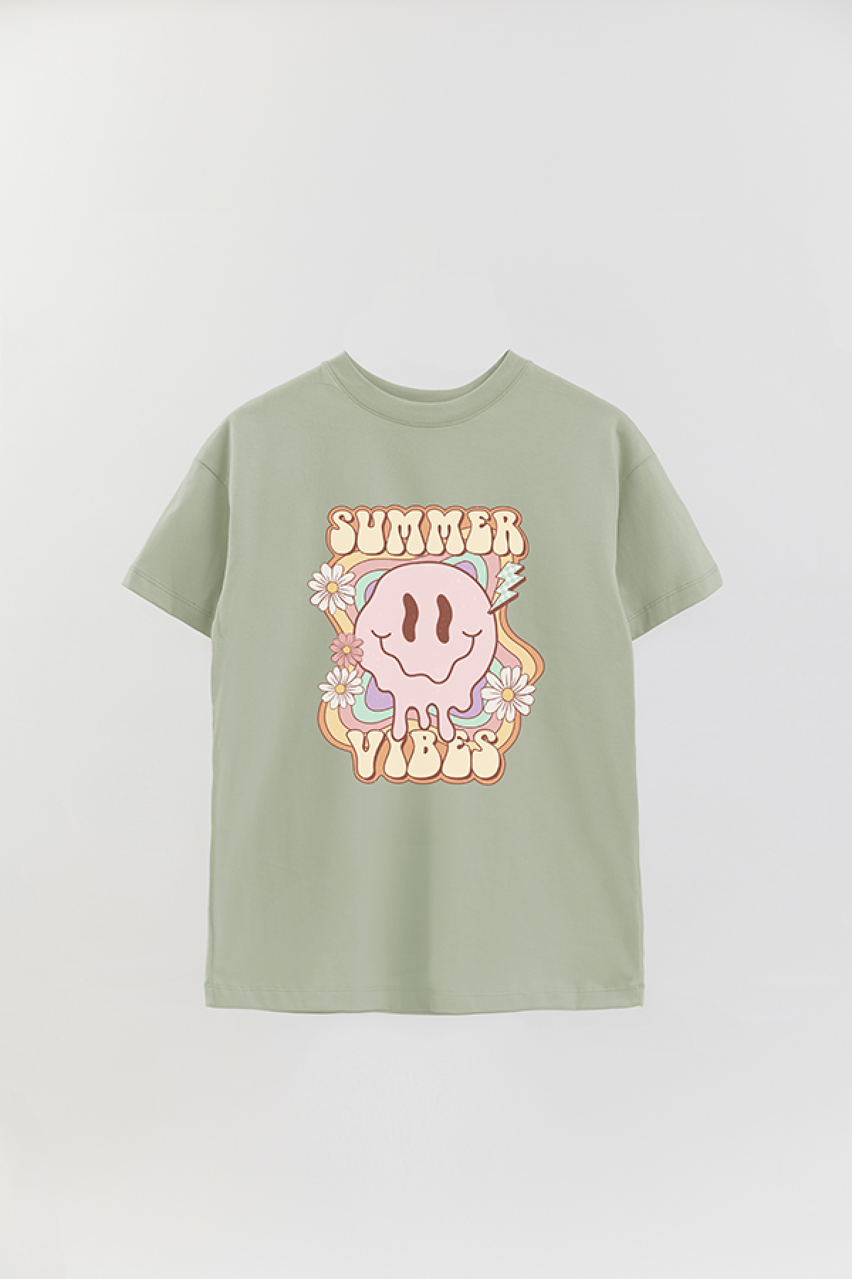 REMERA OVER ESTAMPADA RT SUMMER VIBES
