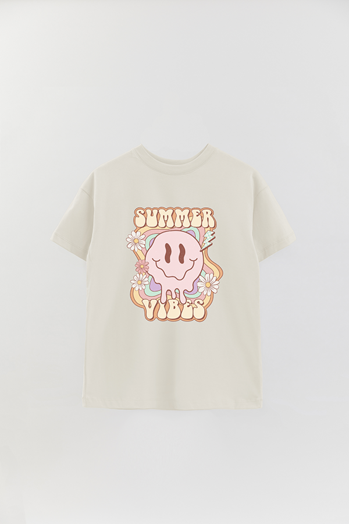 REMERA OVER ESTAMPADA RT SUMMER VIBES