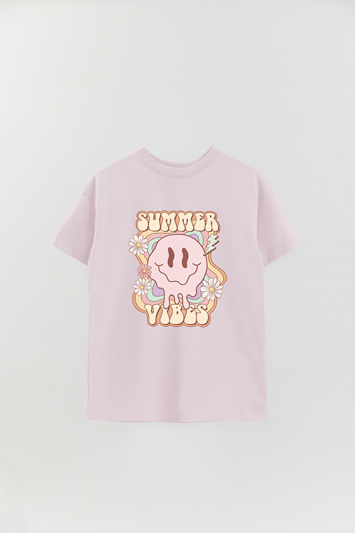 REMERA OVER ESTAMPADA RT SUMMER VIBES